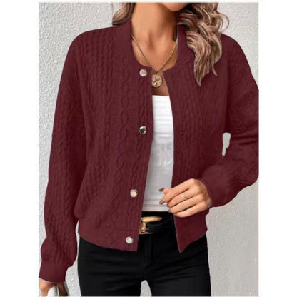 Allison - Grob Gestrickte Strickjacke