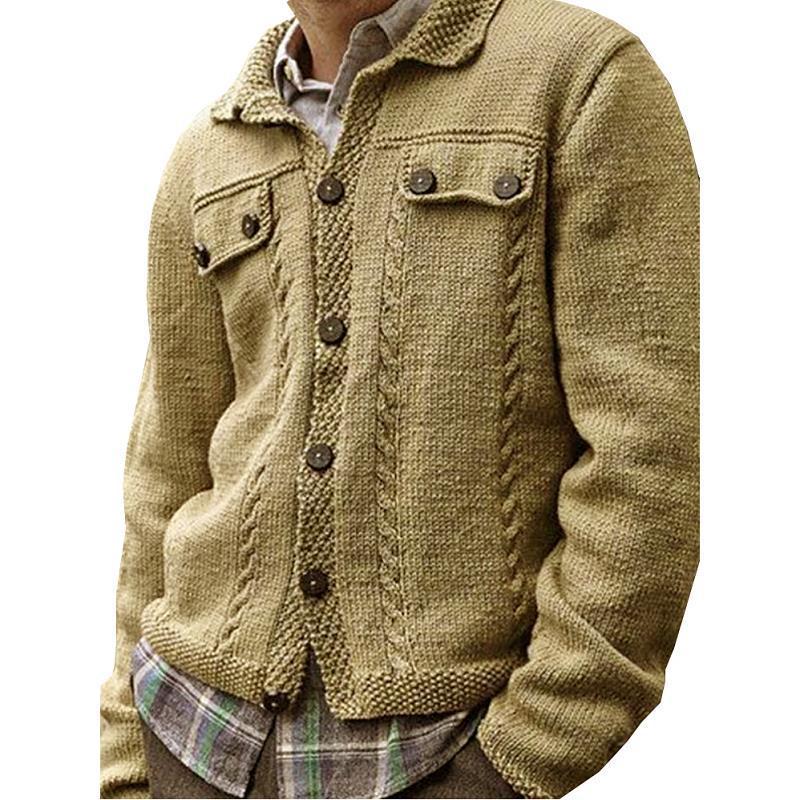 Abram – Strickjacke Mit Langen Armeln Für Herren