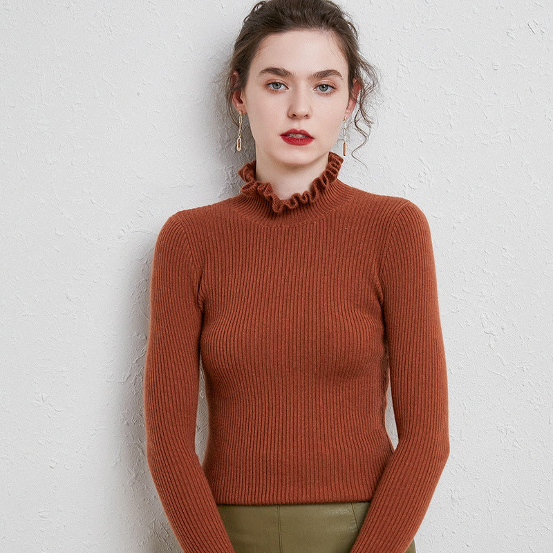 Anastasia - Modischer Pullover Mit Spitzenkragen