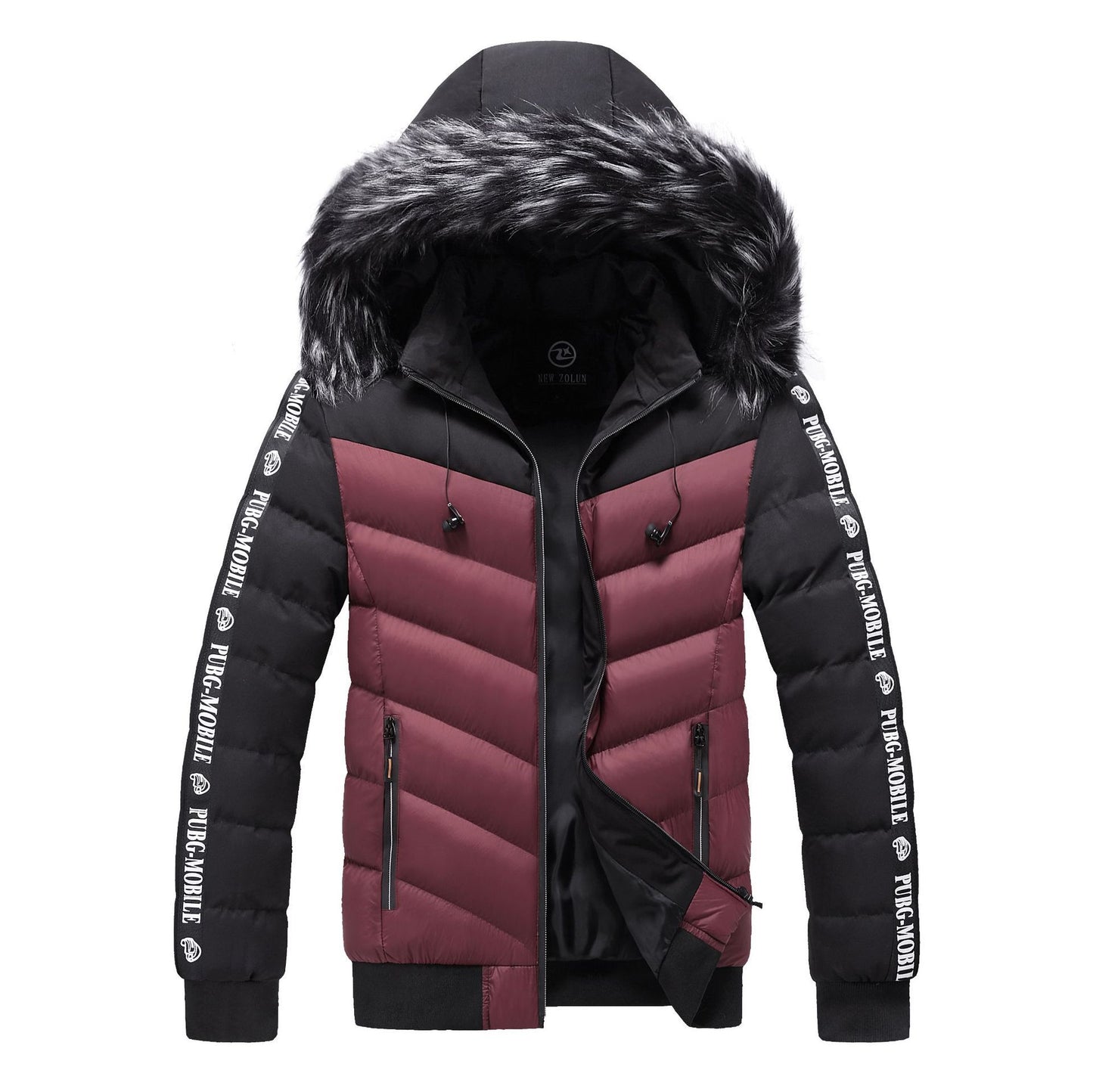 Berno - Zweifarbige Winterjacke Für Herren