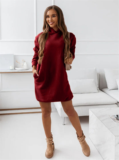 Angela - Kleid Mit Kapuze