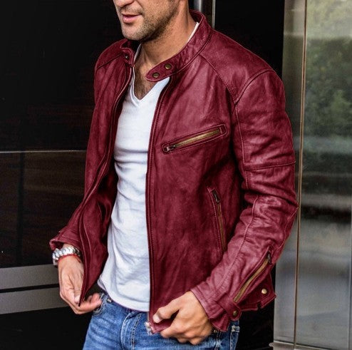 Andrie - Elegante und wetterfeste lederjacke