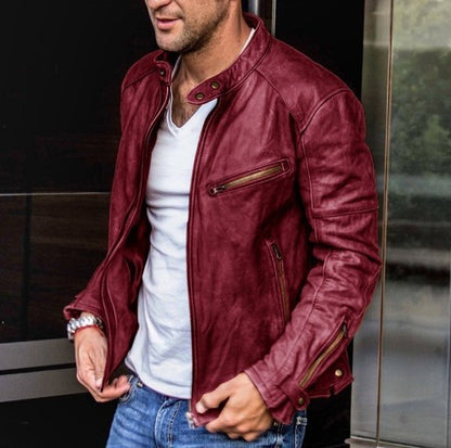 Andrie - Elegante und wetterfeste lederjacke
