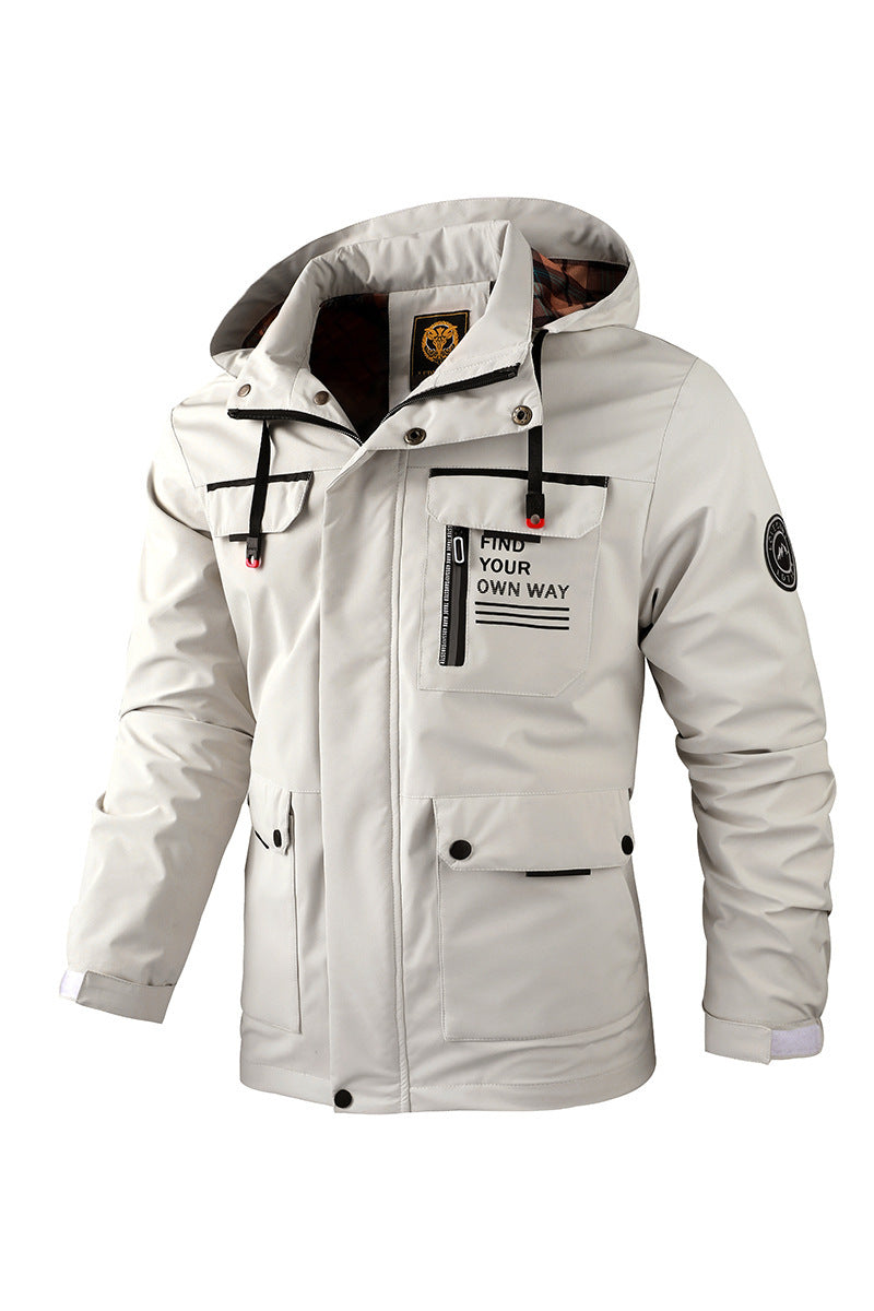 Winterparka Mit Fleecefutter | Winddichte Jacke Mit Kapuze