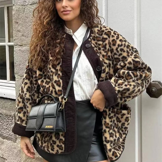 Adriana - Leopard Print Jacke Für Damen