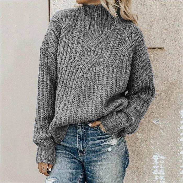 Amanda | Ubergröße Rollkragenpullover