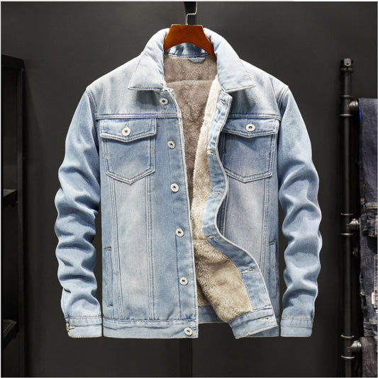 Cordell - Jeansjacke Mit Dickem Wollfutter