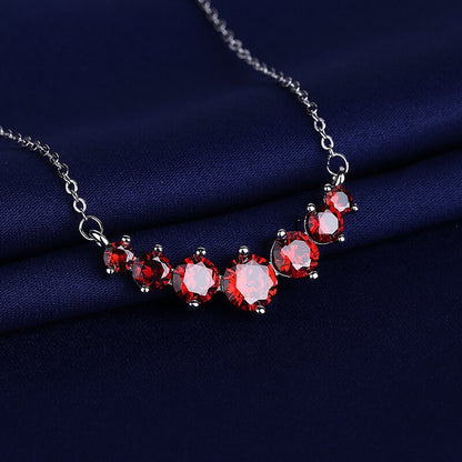 Paulina - 925 Sterling Moissanit Halskette