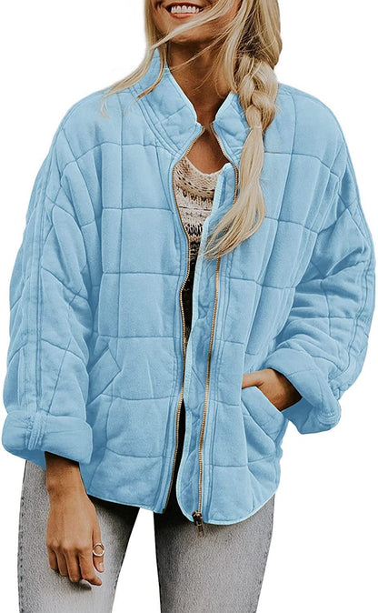 Alena - Lockere Jacke Aus Dicker Baumwolle
