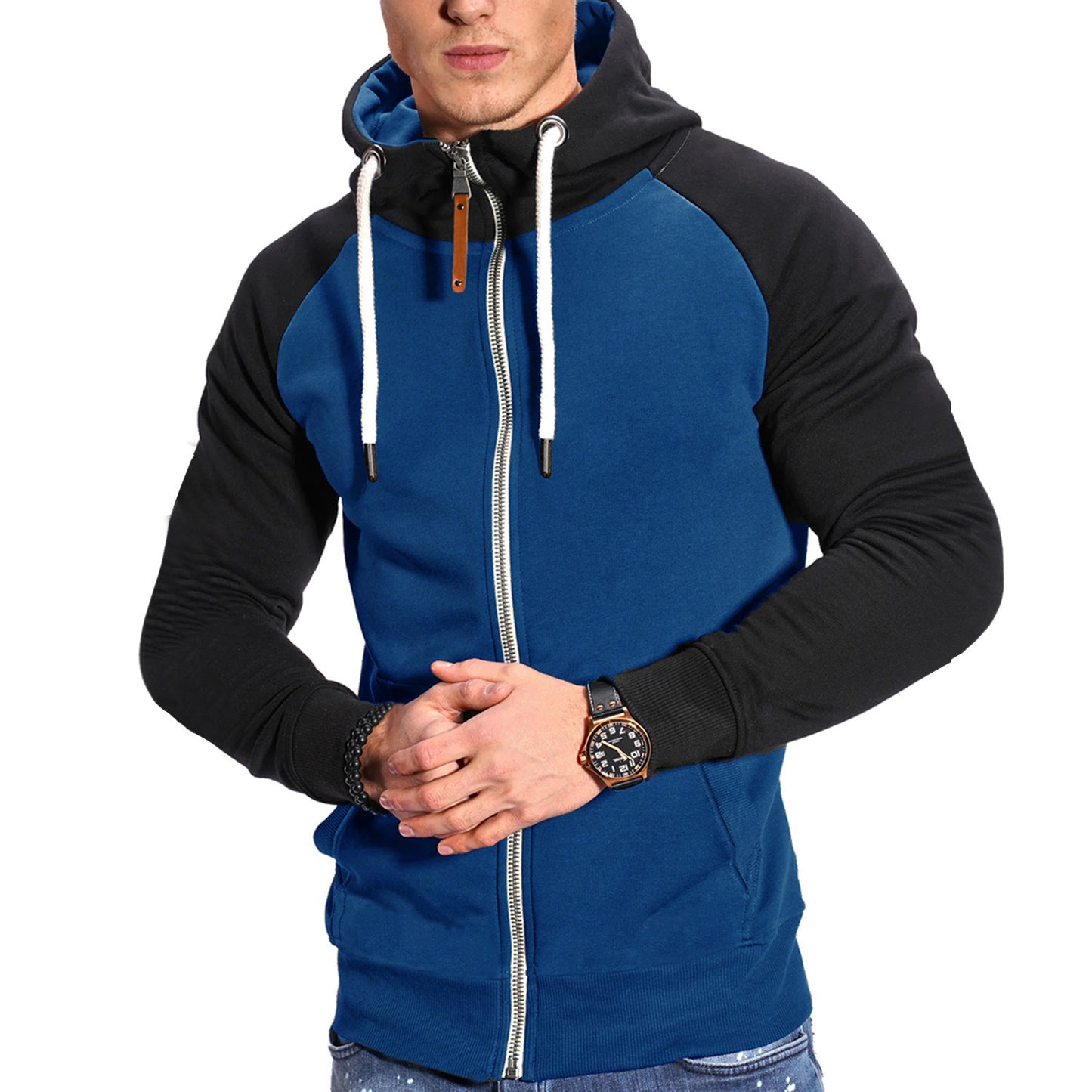 Xavier – Lässiger Kapuzenpullover Mit Reißverschluss Für Herren