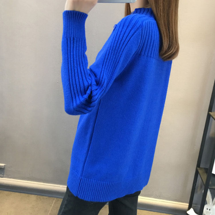 Anna - Rollkragenpullover Mit Strickmuster