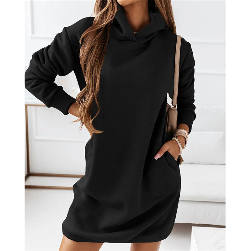 Angela - Kleid Mit Kapuze