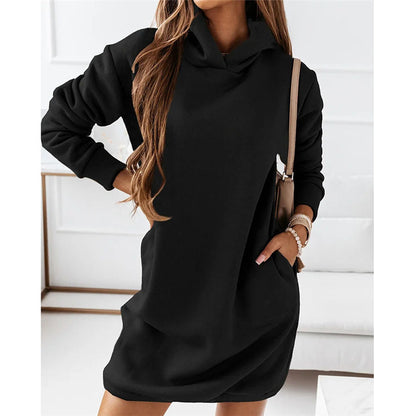 Angela - Kleid Mit Kapuze