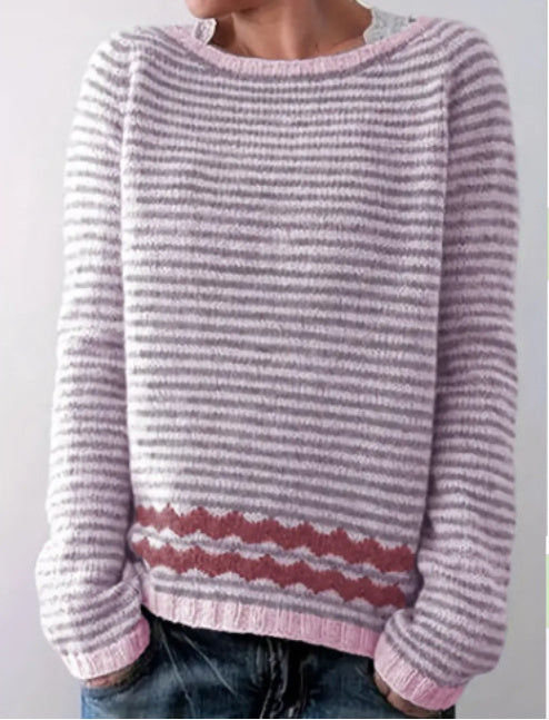 Thea – Damenpullover Im Retro-stil