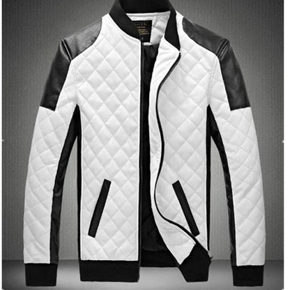 Adrianne - Gepolsterte Motorradjacke Aus Kunstleder