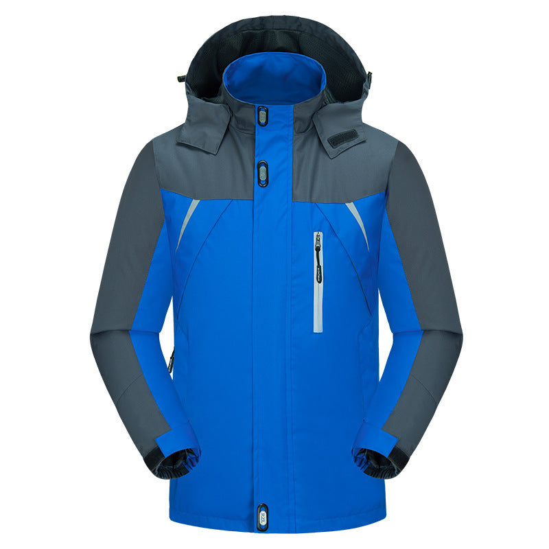 Zweifarbige Winterjacke Für Herren