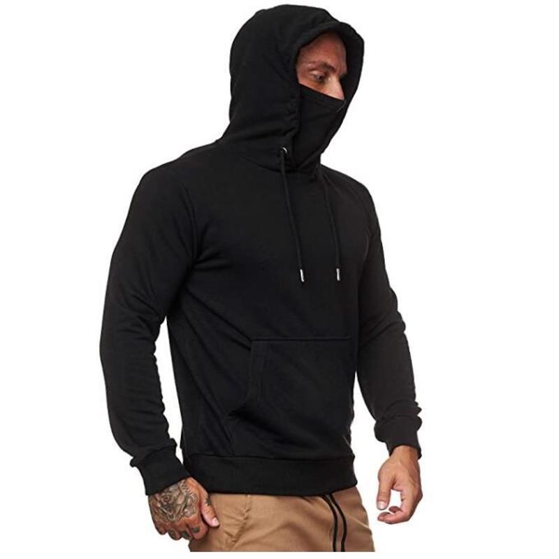 Andrew – Lässiger Kapuzenpullover Mit Gesichtsbedeckung