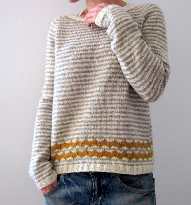 Thea – Damenpullover Im Retro-stil