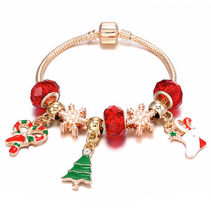 Hedda -  Weihnacht Zuckerstangen Charme-Armband