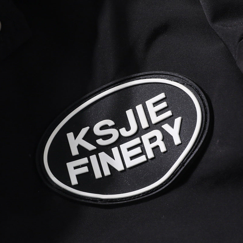 Vallois – Herrenjacke Mit Kapuze Und Bedrucktem Futter