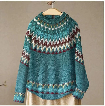 Thea – Damenpullover Im Retro-stil
