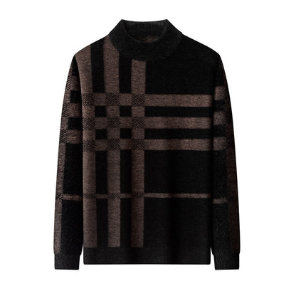 Agusztav – Bequemer Und Dehnbarer Gestrickter Herrenpullover