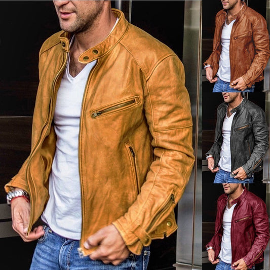 Andrie - Elegante und wetterfeste lederjacke
