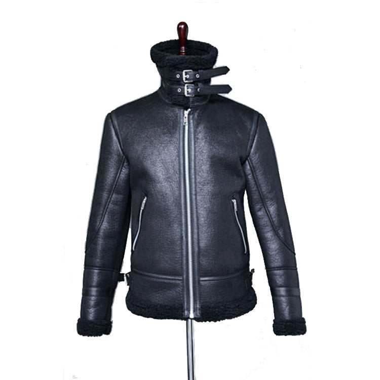 Bent - Dicke, Gefütterte Lederjacke Für Den Winter