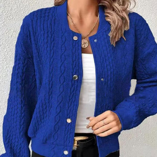 Allison - Grob Gestrickte Strickjacke