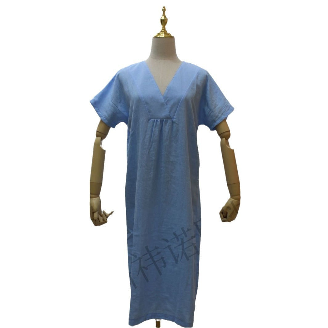 Zanda's - Sommerkleid Aus Baumwolle Und Leinen