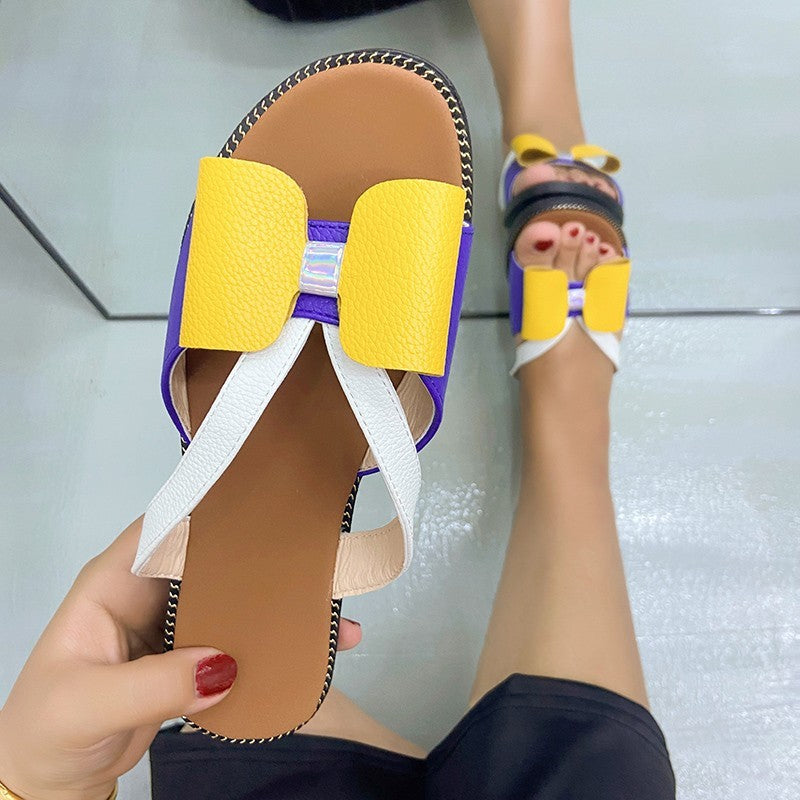 Aaliyah - Flyslide | Pantoffel Mit Schmetterlingsdesign