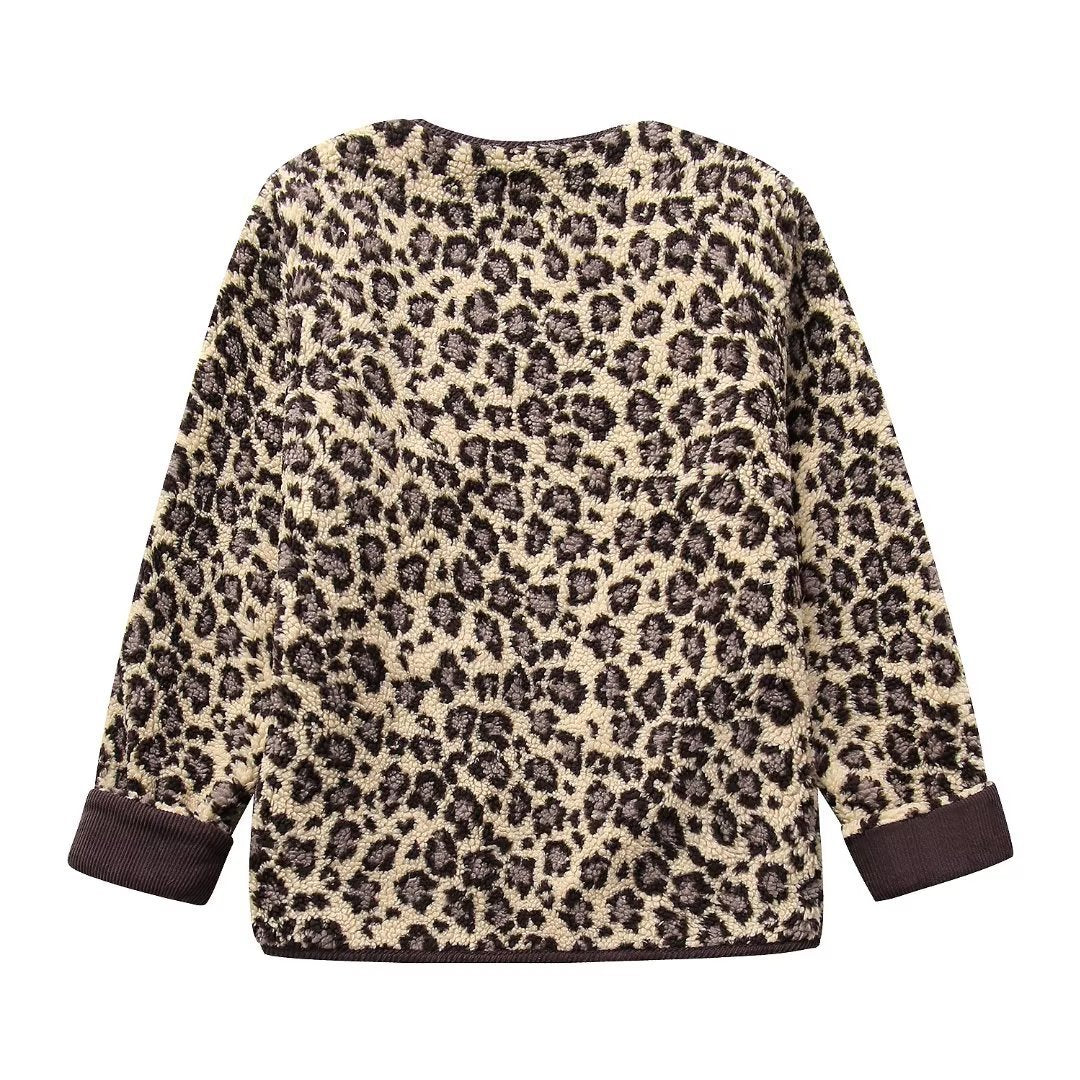 Adriana - Leopard Print Jacke Für Damen