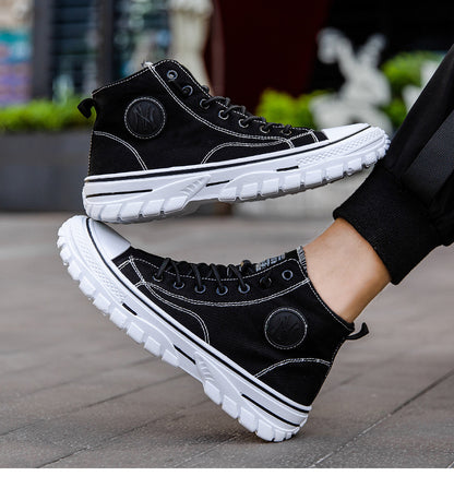 Viktor - Trendy Urban Canvas Sneakers Für Herren