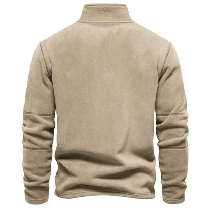 Warren - Cordpullover Mit Halbem Reißverschluss