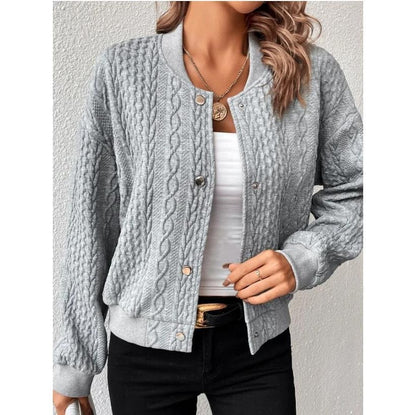 Allison - Grob Gestrickte Strickjacke