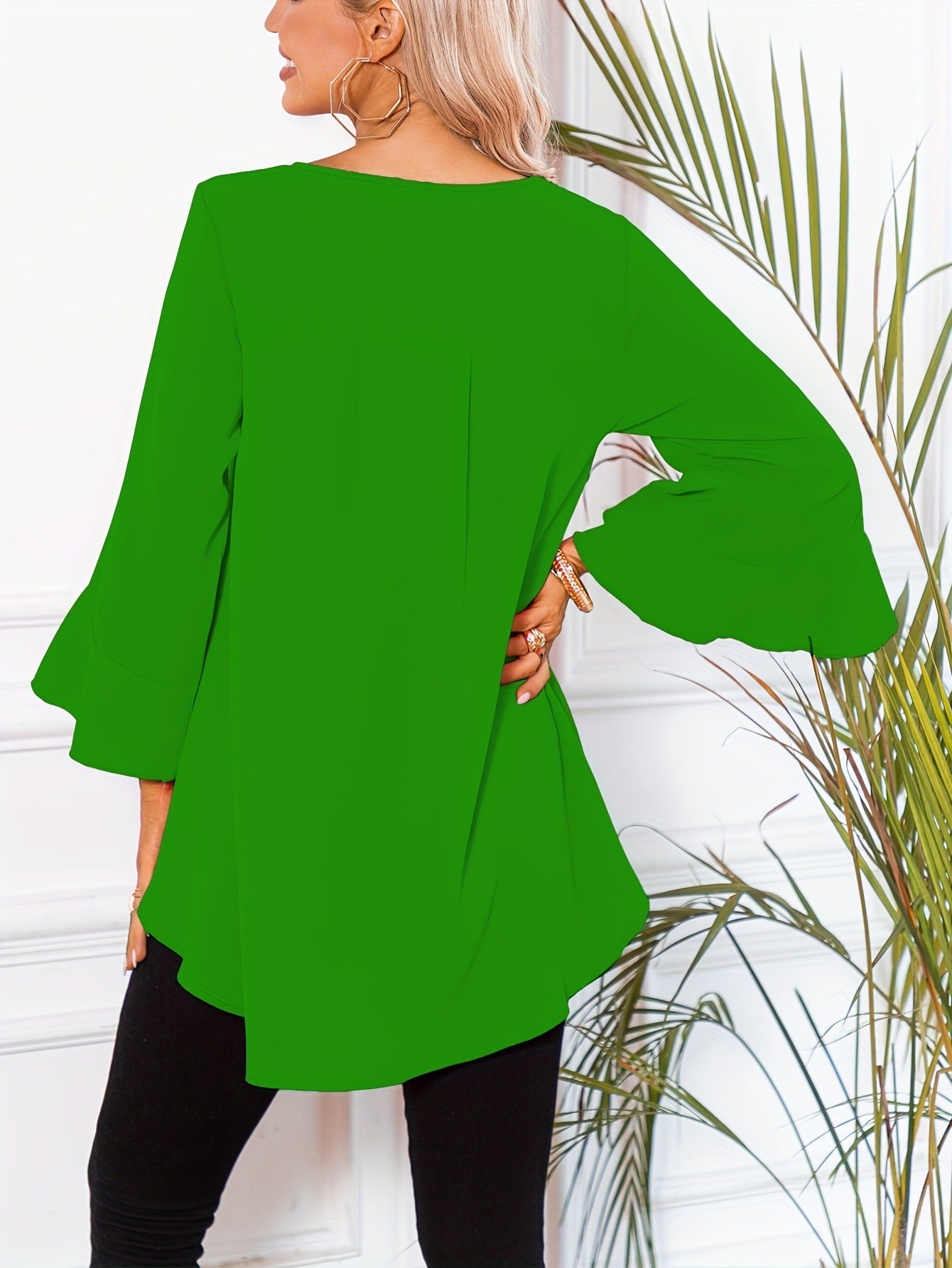 Aria – Bluse Mit Rundhalsausschnitt Für Den Frühling