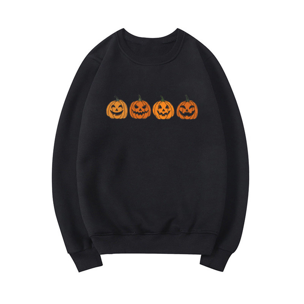 Afra – Halloween-pullover Mit Rundhalsausschnitt Und Kürbismotiv Für Damen
