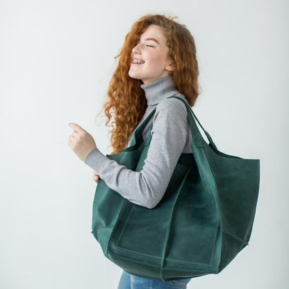 Liva - Bag | Geräumige Lederhandtasche