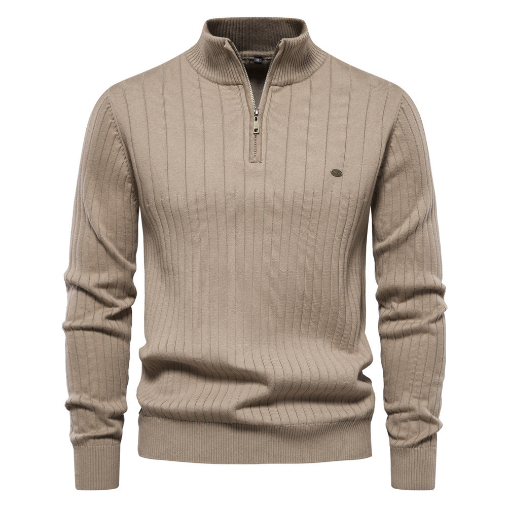 Anthony - Fashionable Sweater With Zipper