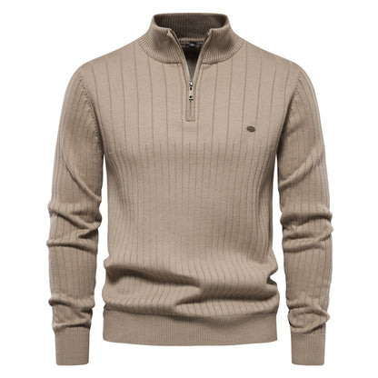Anthony - Fashionable Sweater With Zipper