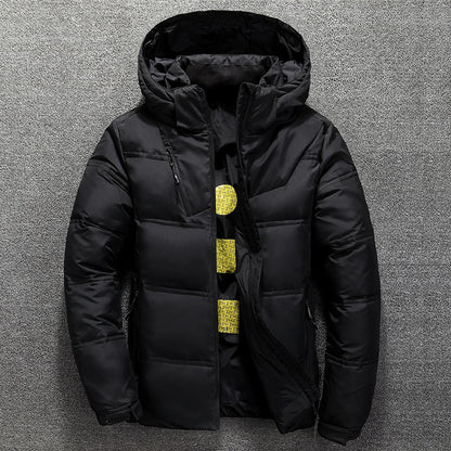 Warme Wasserdichte Winterjacke Mit Kapuze Für Herren | Ideal Für Den Winter