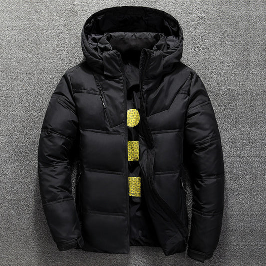 Warme Wasserdichte Winterjacke Mit Kapuze Für Herren | Ideal Für Den Winter