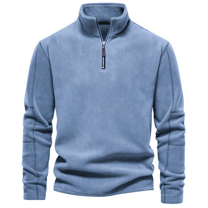 Warren - Cordpullover Mit Halbem Reißverschluss