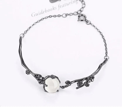 Alisa - Mondscheinstein-Silberarmband