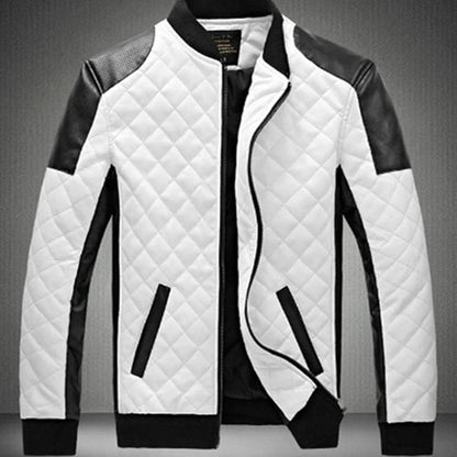 Adrianne - Gepolsterte Motorradjacke Aus Kunstleder