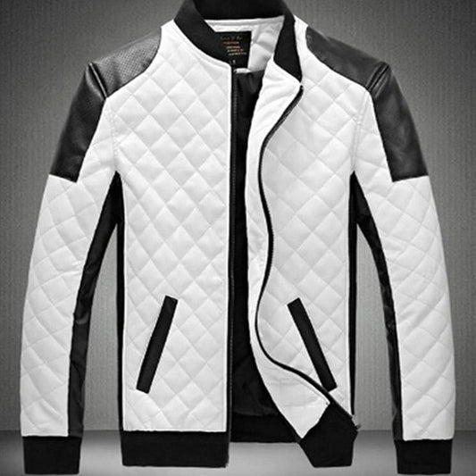 Adrianne - Gepolsterte Motorradjacke Aus Kunstleder