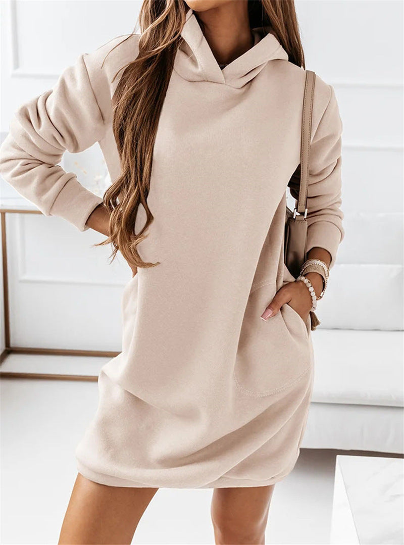 Angela - Kleid Mit Kapuze