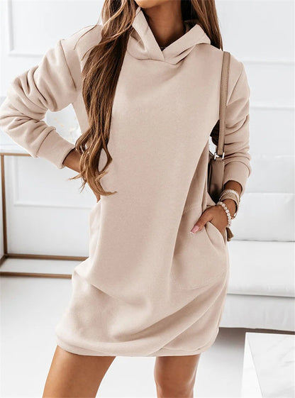 Angela - Kleid Mit Kapuze