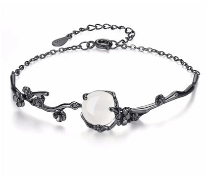 Alisa - Mondscheinstein-Silberarmband