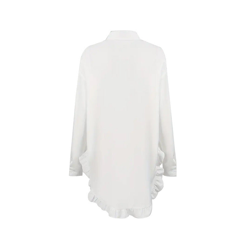 Aria – Bluse Mit Rüschensaum Für Den Frühling